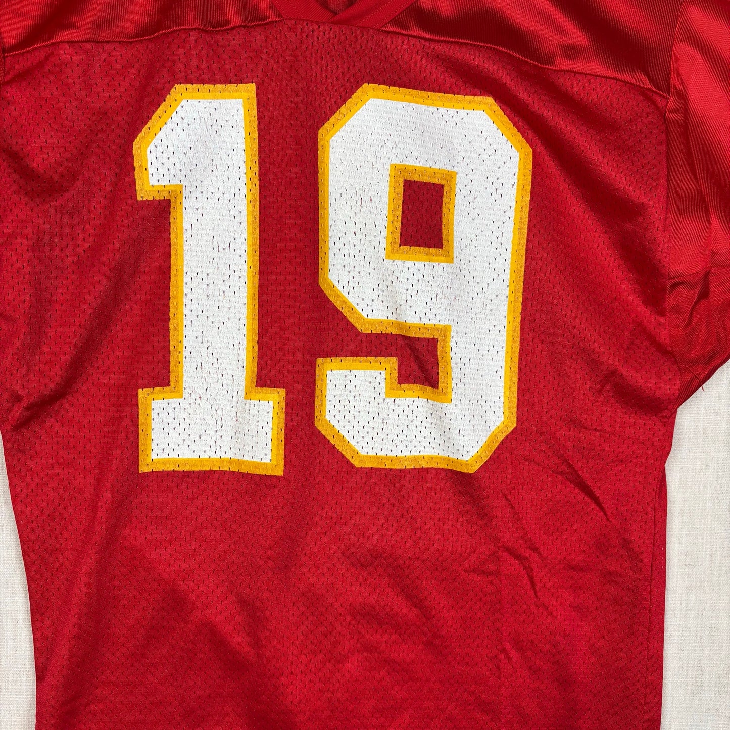 Vintage Joe Montana Kansas City Chiefs Wilson NFL #19 Medium Football Jersey