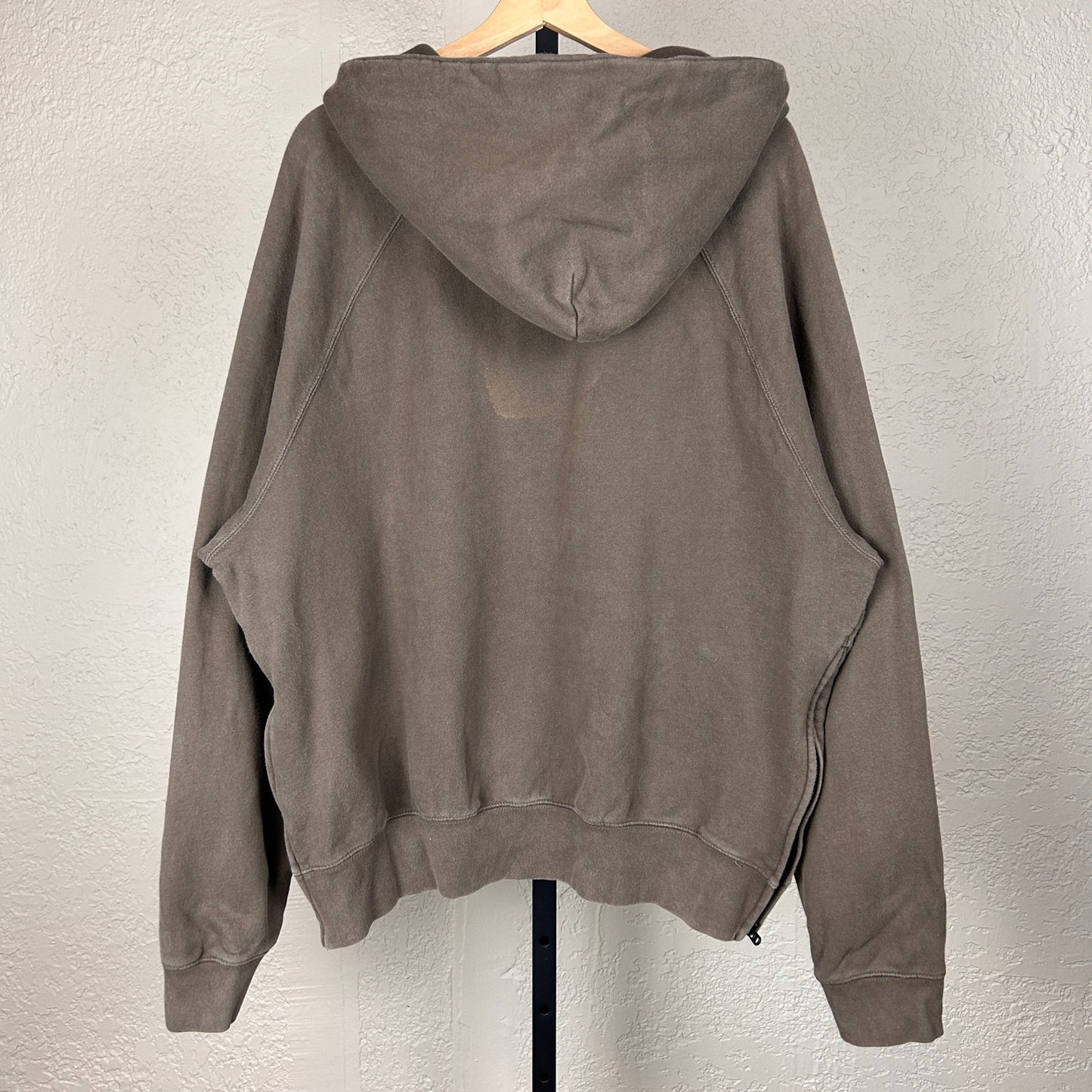 Fear Of God FOG Essentials Half Zip Heavyweight Large Earth Tone Hoodie