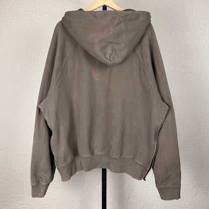 Fear Of God FOG Essentials Half Zip Heavyweight Large Earth Tone Hoodie