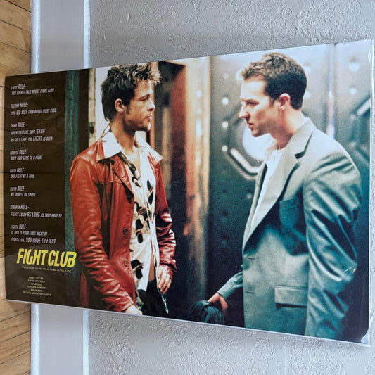 Fight Club Rules of Fight Club Movie Poster 24" x 36"