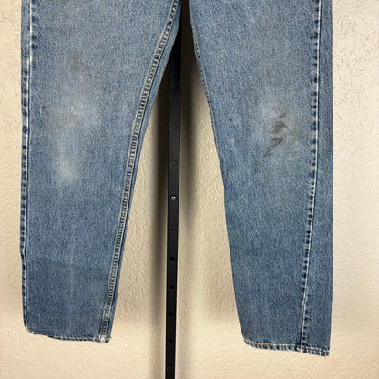 Vintage Levis 505 Orange Tab 31x32 Staight Fit Regular Mens Jeans