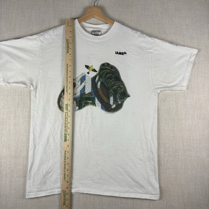 Vintage Iams Company Cats Shirt RARE 50th Anniversary 1996 XL