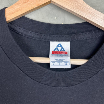 ACDC 2004 “For Those About To Rock” Licensed and Dated Flames Large Band Shirt