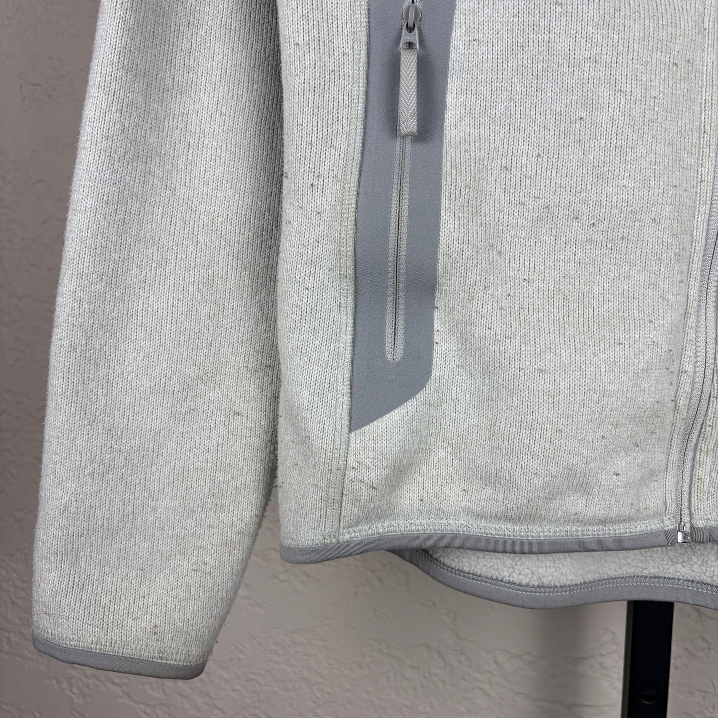 Arc’ Teryx Knit Sport Hiking Womens Medium Hoodie Zip Up Sweater