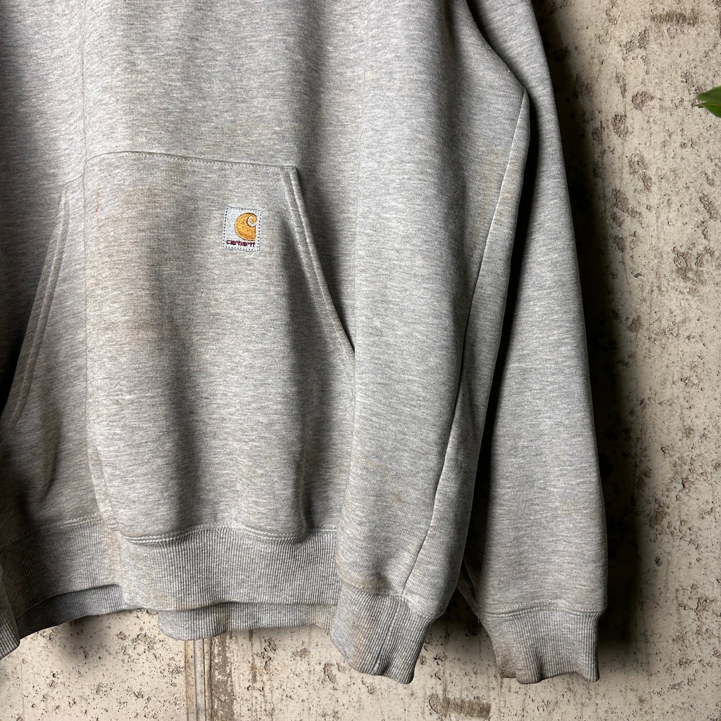 Carhartt Super Distressed Heavy Duty XL 2000s Zip Hoodie