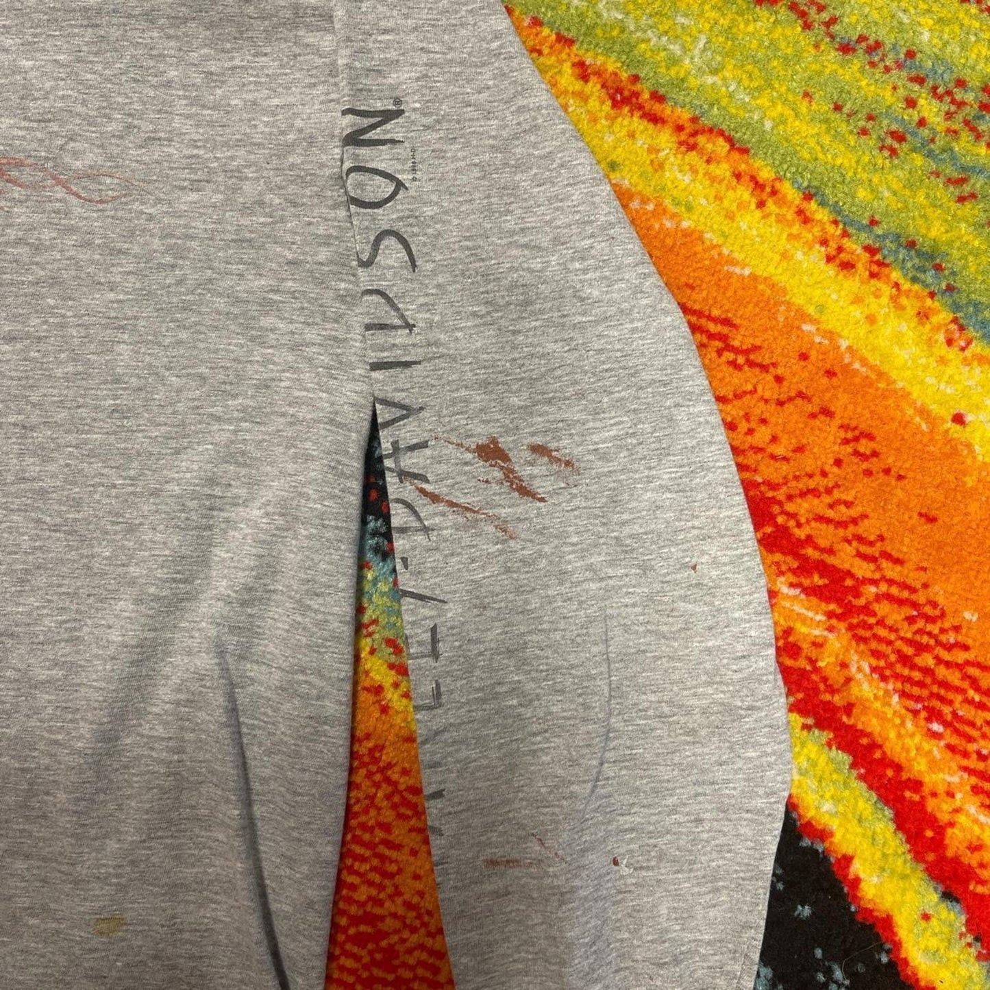 Harley Davidson Crazy 1998 Faded Feel The Heat Distressed XL Longsleeve