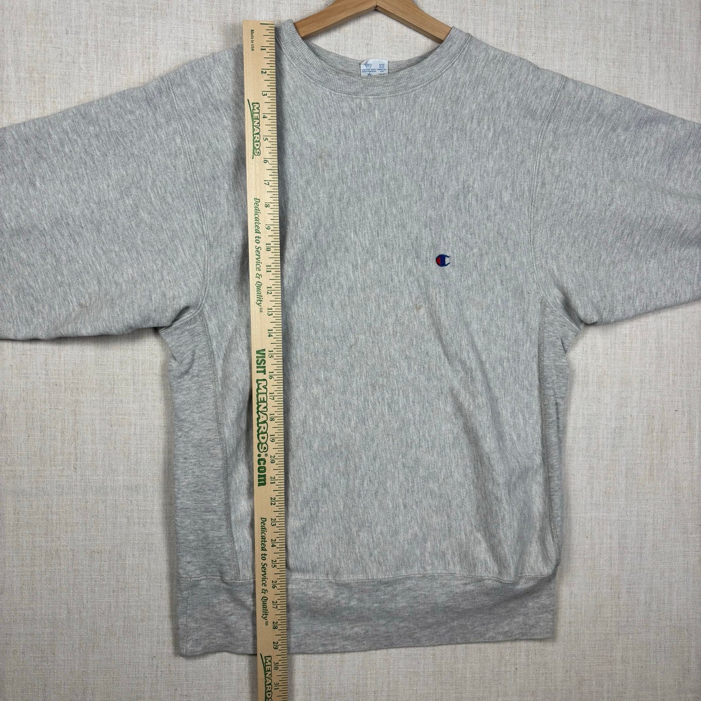 Vintage Champion Reverse Weave 90s Heather Grey XL Sweatshirt