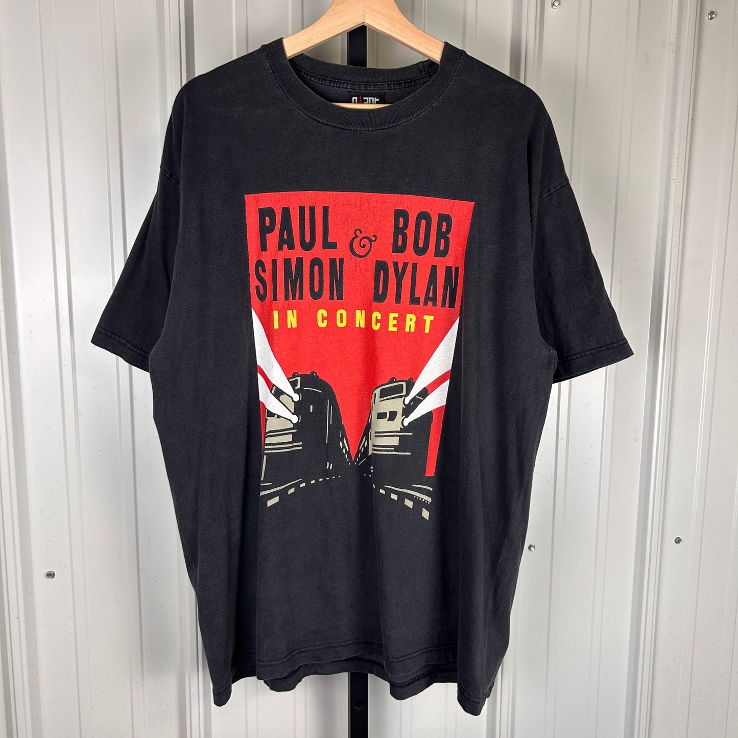 Bob Dylan Paul Simon In Concert 1999 Tour XL Giant Tag Shirt