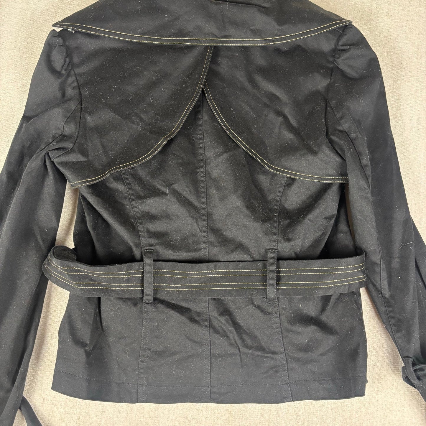 Y2K Baby Phat Office Siren Belted Blazer Large Big Cat Logo