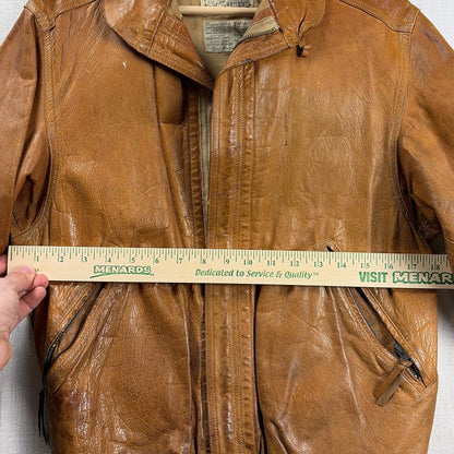 Vintage 70s Leather England Made Hardwear Clothing Co. Small Jacket