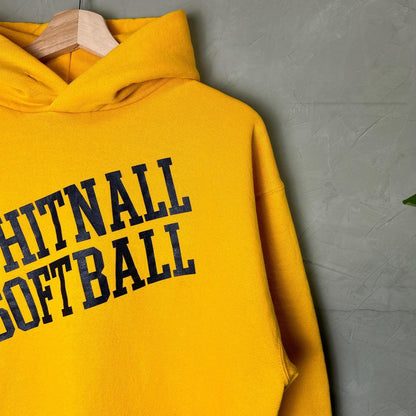 Vintage Russell Athletic Hoodie Made in USA Whitnall Milwaukee Softball Large