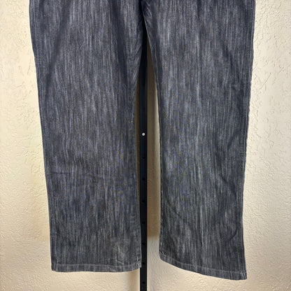 Southpole Y2K Baggy Dark Blue Wash Wide Leg Sz 42" Denim Jeans