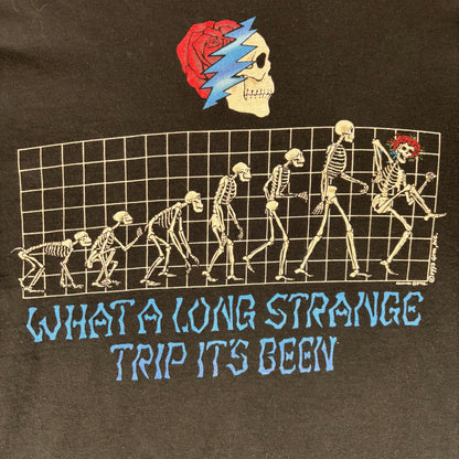 Vintage Grateful Dead Liquid Blue 1993 Evolution Long Strange Trip Shirt Large