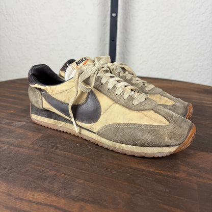 1980s Nike Oceania Trainers Made in Korea Dark Brown Mens 8.5