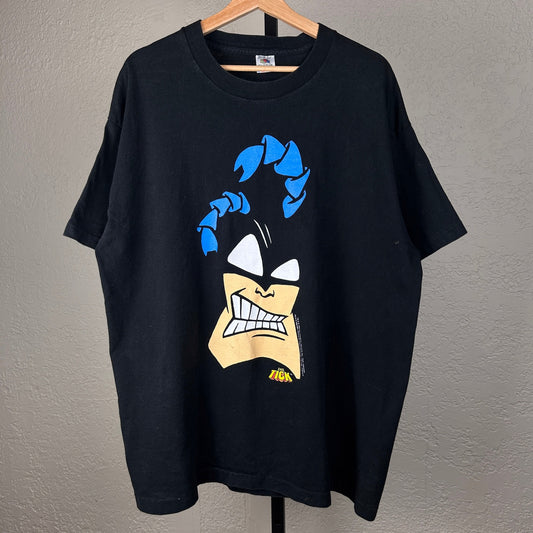 The Tick 1994 Fox Children's Network Cartoon Big Face XL Rare Tee