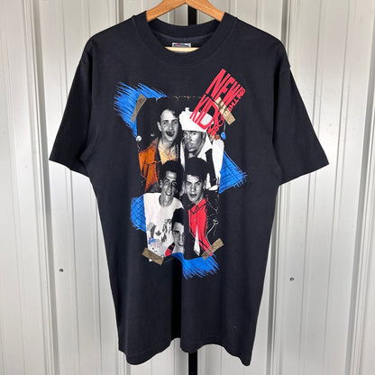 New Kids On The Block 1990 No More Games Tour XL Band Tee