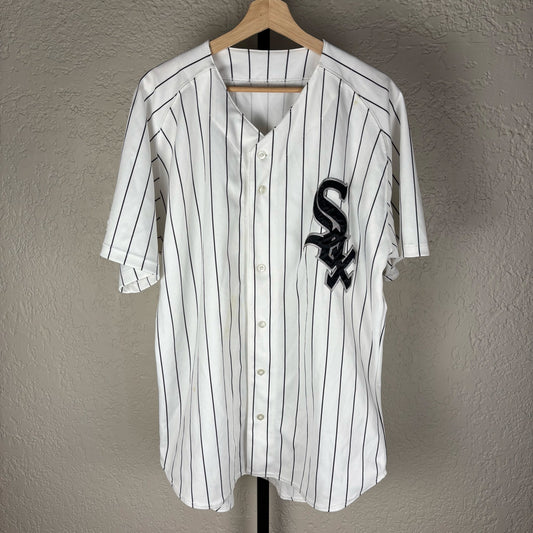 Chicago White Sox Pinstripe Russell Athletic XXL Baseball Jersey