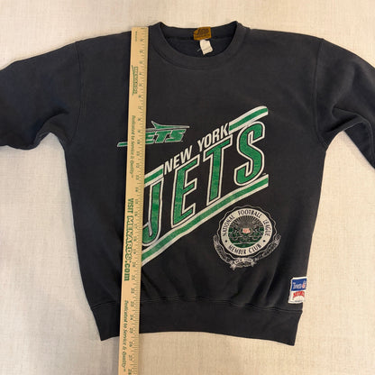 Vintage New York Jets Nutmeg NFL Medium Faded Crewneck