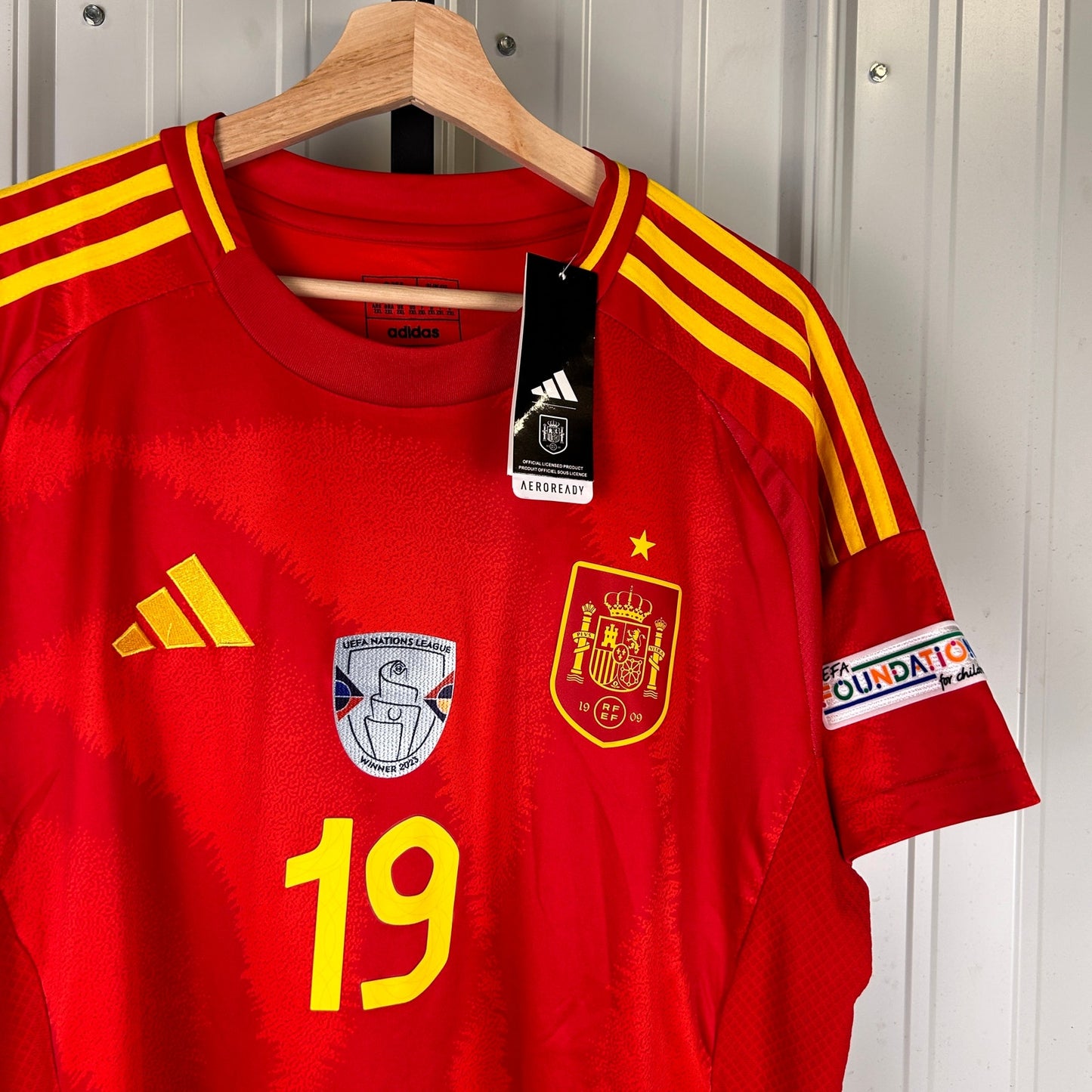 Lamine Yamal NWT 2023 UEFA Spain National Team Adidas XXL Jersey