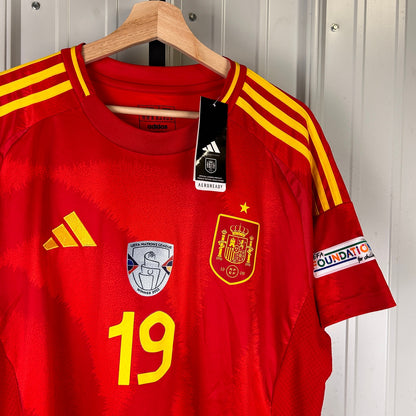 Lamine Yamal NWT 2023 UEFA Spain National Team Adidas XXL Jersey