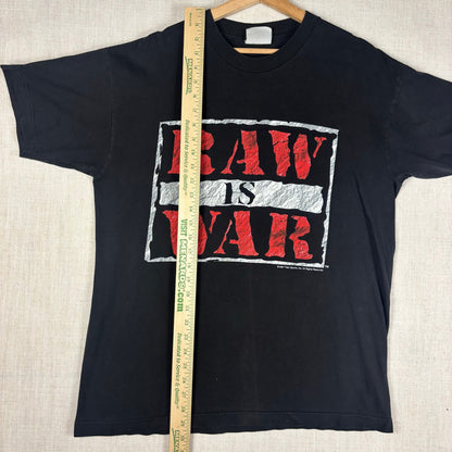 Vintage WWF Raw is War 1997 WWE War Zone Monday Night Raw Large Tee