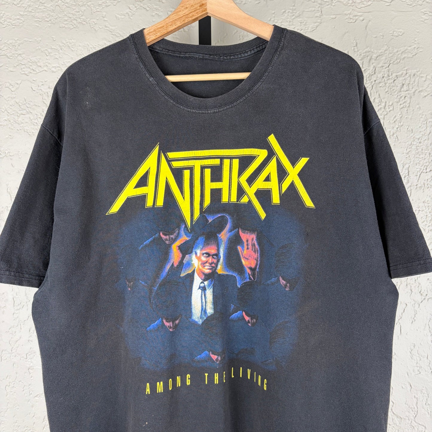 Anthrax Among The Living Y2K Tour Grunge XL Band Tee