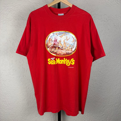 Rare Stanley Desantis Amazing Live Sea Monkeys 1996 Vintage XL Tee