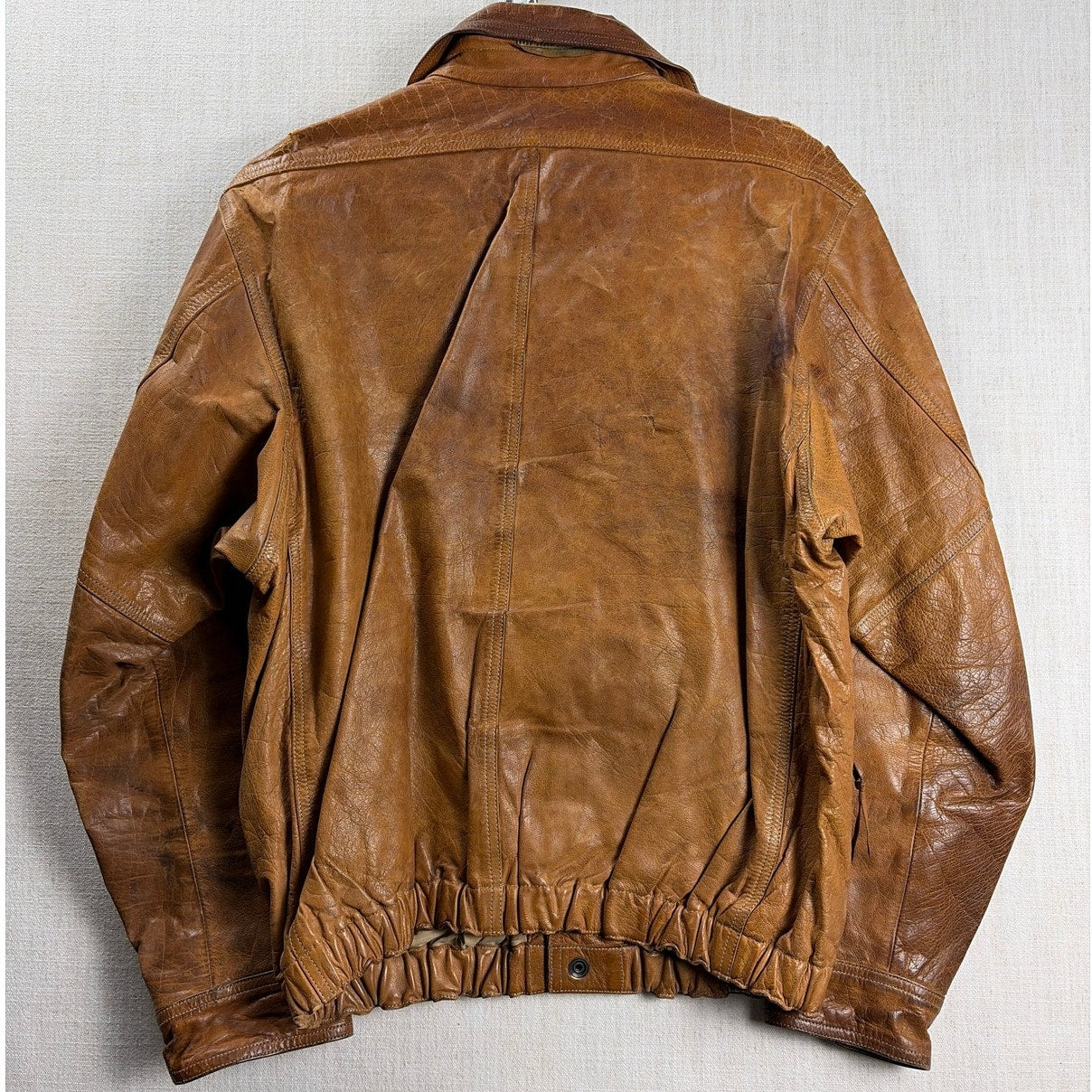 Vintage 70s Leather England Made Hardwear Clothing Co. Small Jacket