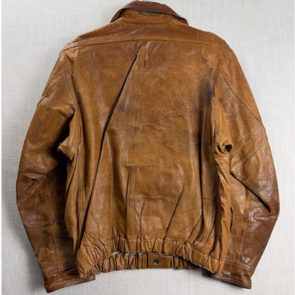 Vintage 70s Leather England Made Hardwear Clothing Co. Small Jacket