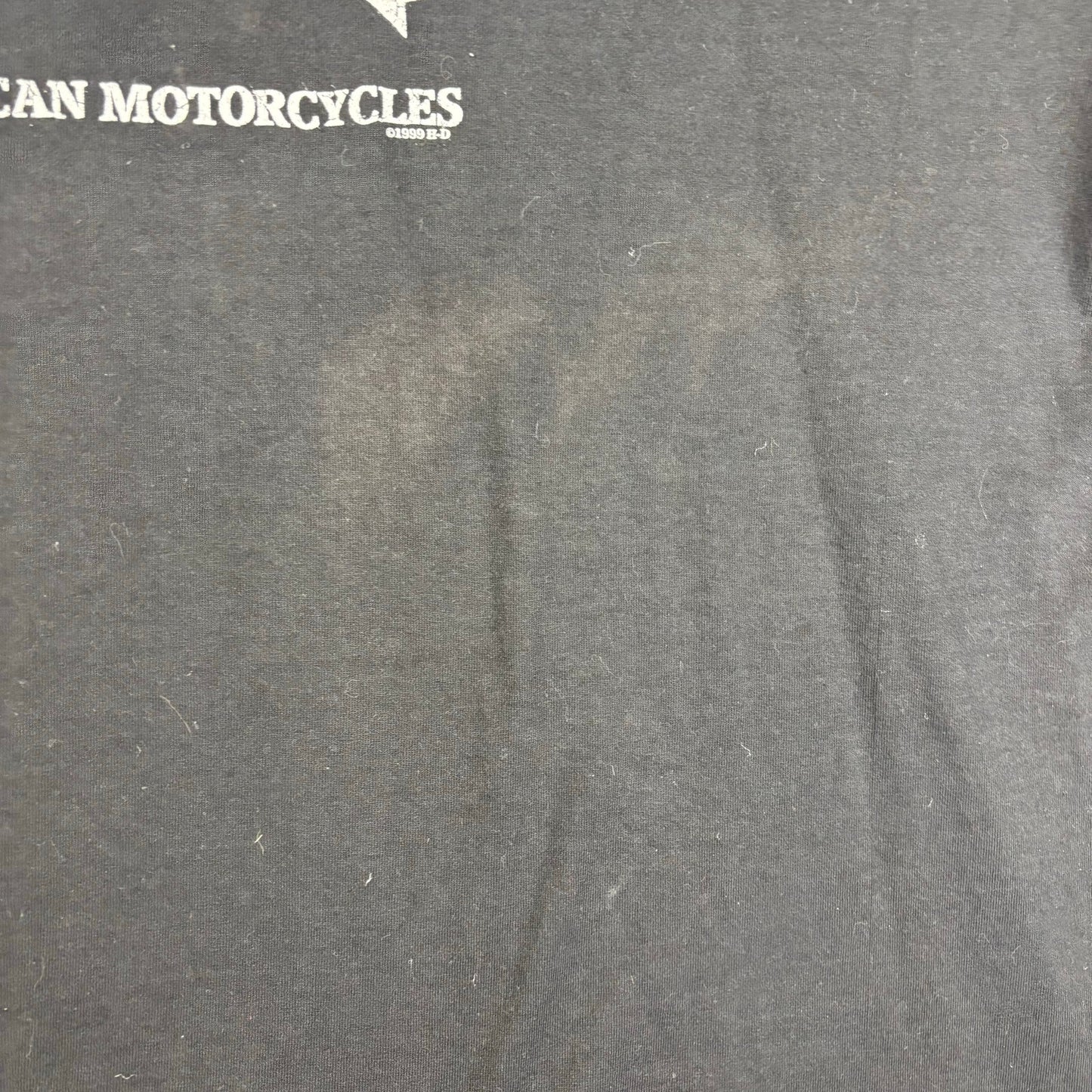 Vintage Harley Davidson 1999 Reversible Eagle Spell Out XXL Shirt