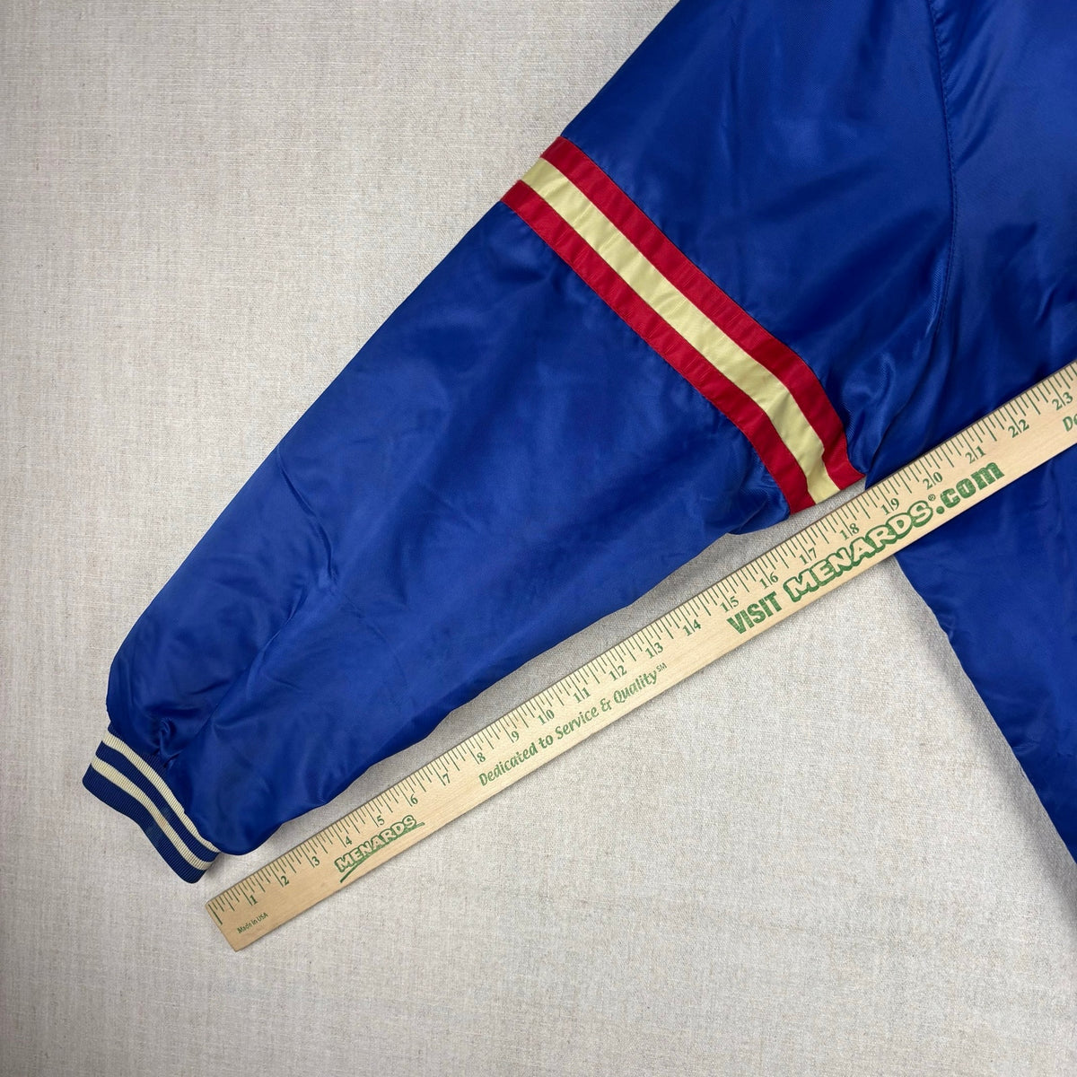 Vintage Denver Nuggets Starter Satin Embroidered NBA Bomber Jacket XXL