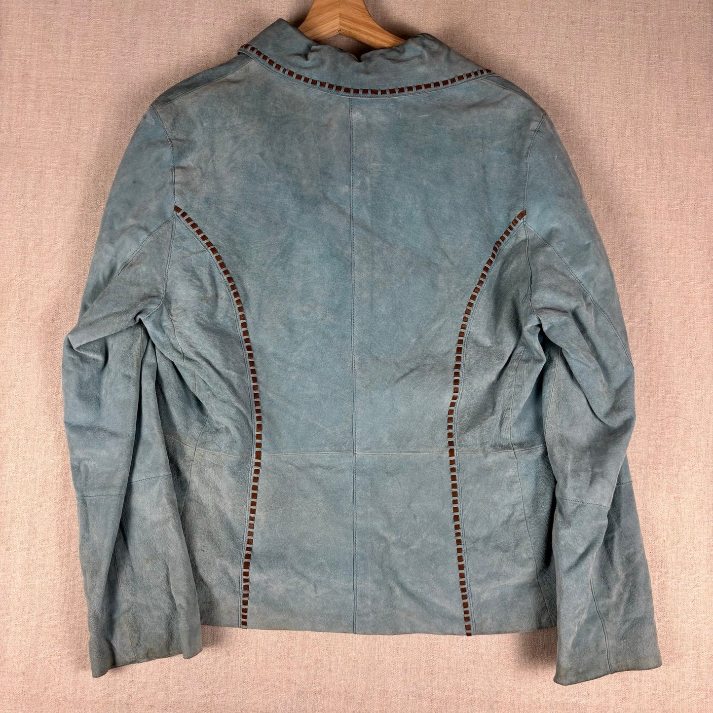 Vintage Wilsons Leather Venus Williams RARE Blue Suede Leather Full Set XL