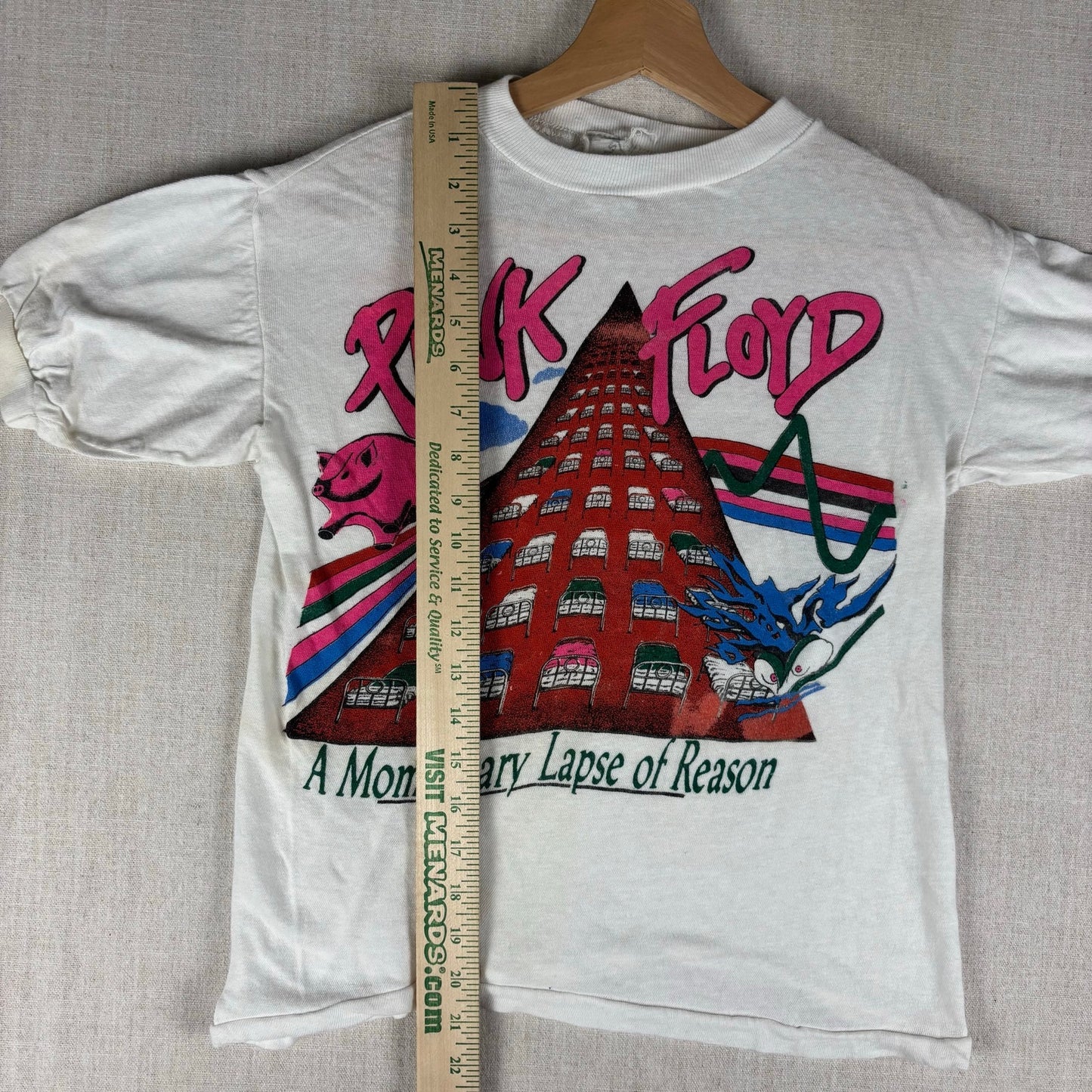Vintage Pink Floyd 1988 Momentary Lapse of Reason Small Band Tee
