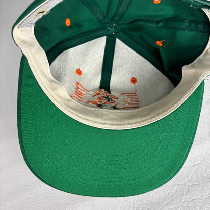 Vintage Miami Hurricanes Banned Sebastian Logo #1 Apparel NWT Snapback Hat