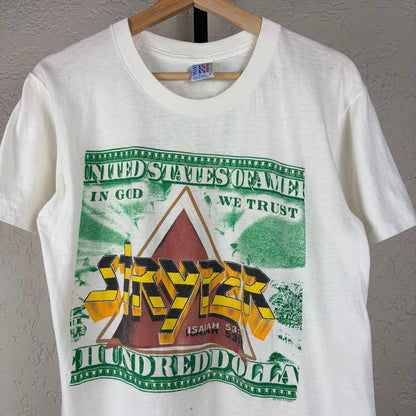Stryper 1988 In God We Trust World Tour Concert Large Band Tee