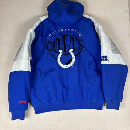 Vintage Indianapolis Colts Nutmeg Classic Puffer Jacket Large