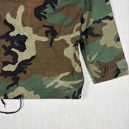 Vintage Military Pullover Parka Army Camo Medium Jacket