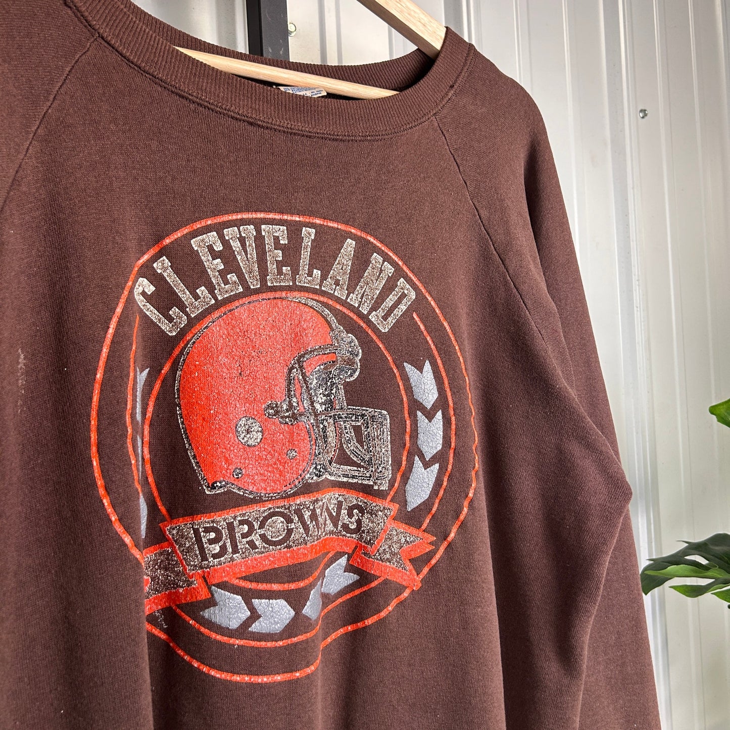 Cleveland Browns 1980s XL Champion NFL Made in USA Crewneck