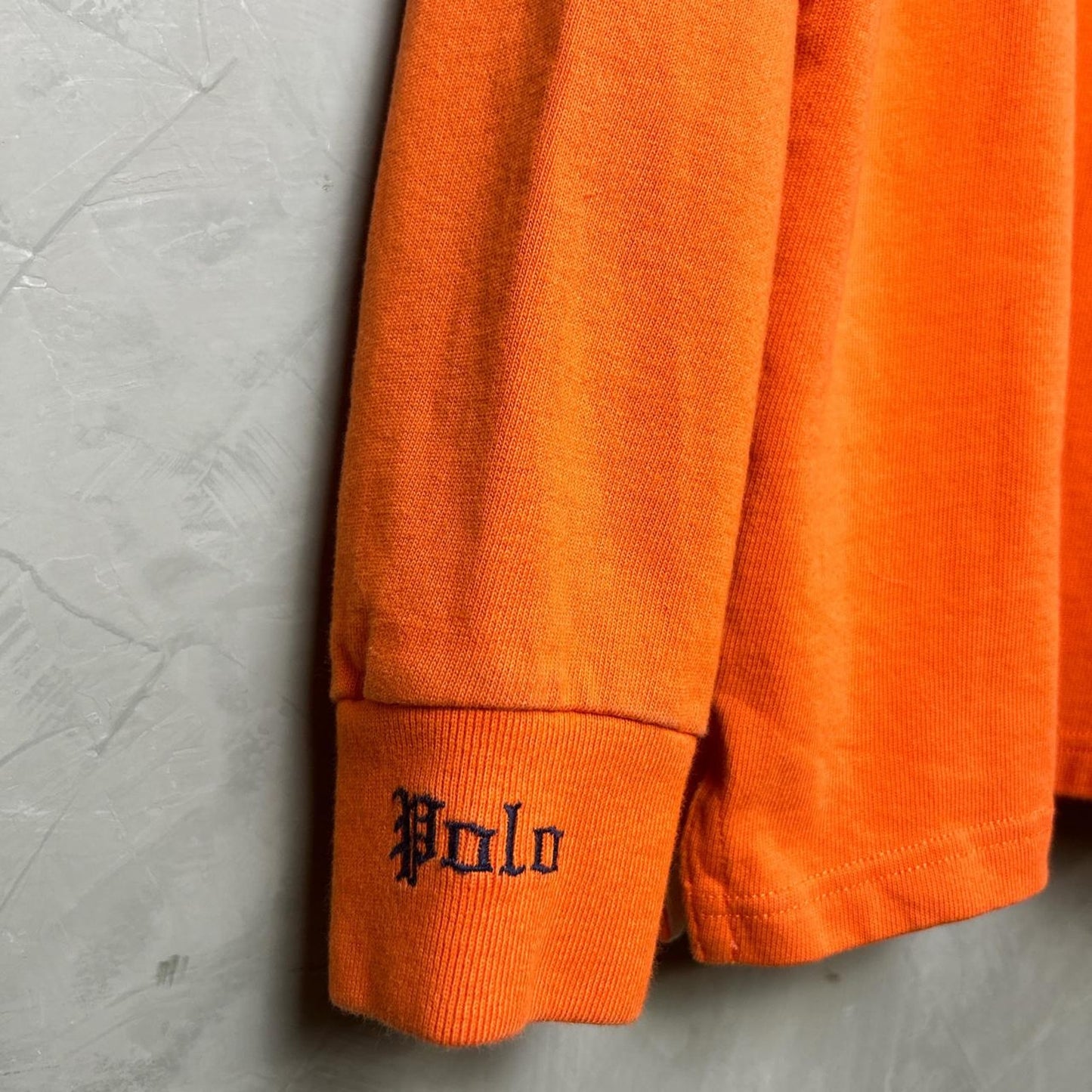 Polo Ralph Lauren RL 4 Color Block Striped Castle Lion Patch Large Rugby Shirt