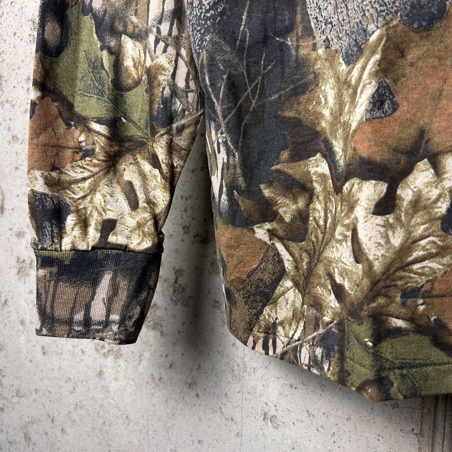 Mossy Oak NWT Vintage Real Tree Camo Large 100% Cotton Long Sleeve