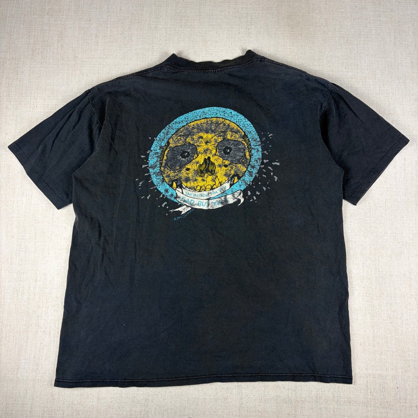 Vintage Metallica Pushead Sad But True 1991 Distressed Faded XL Tee