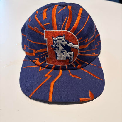 Vintage Denver Broncos Collision Pro Line 90s Wool Snapback Starter Hat