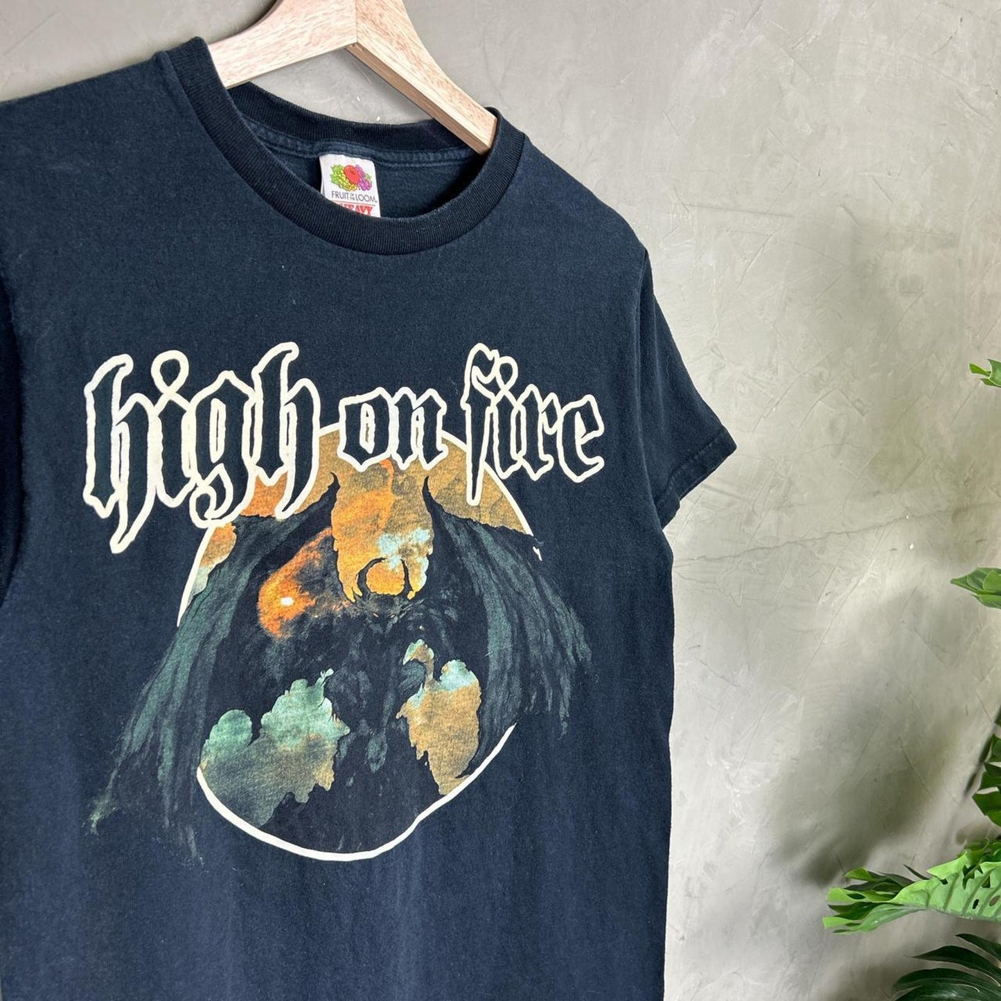 High On Fire Blessed Black Wings Death Metal Black Metal Small 2000s Band Tee