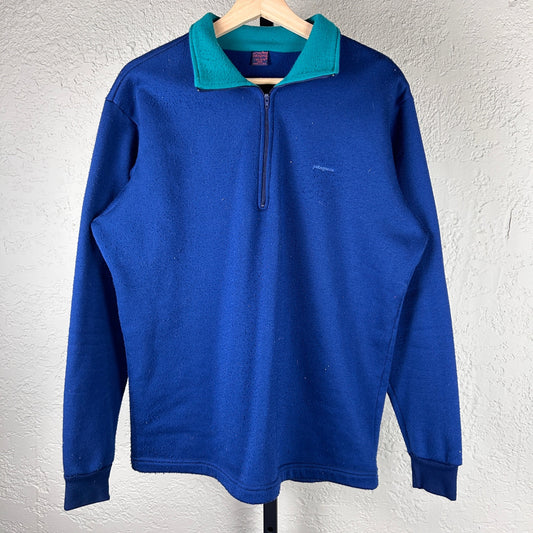 Patagonia Capilene Fall 1989 Large Quarter Zip Sweater