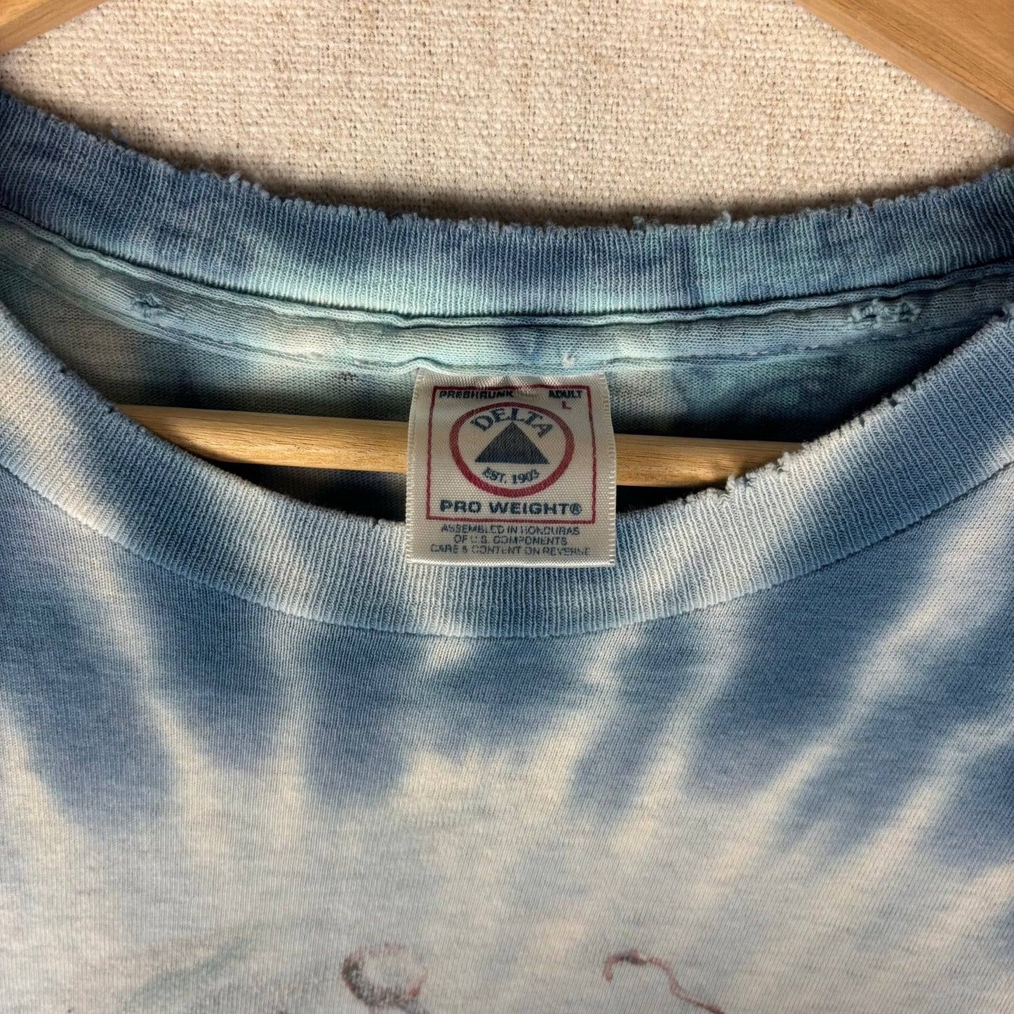 Vintage Grateful Dead Snowboarding Bear Distressed Large Band Longsleeve Shirt