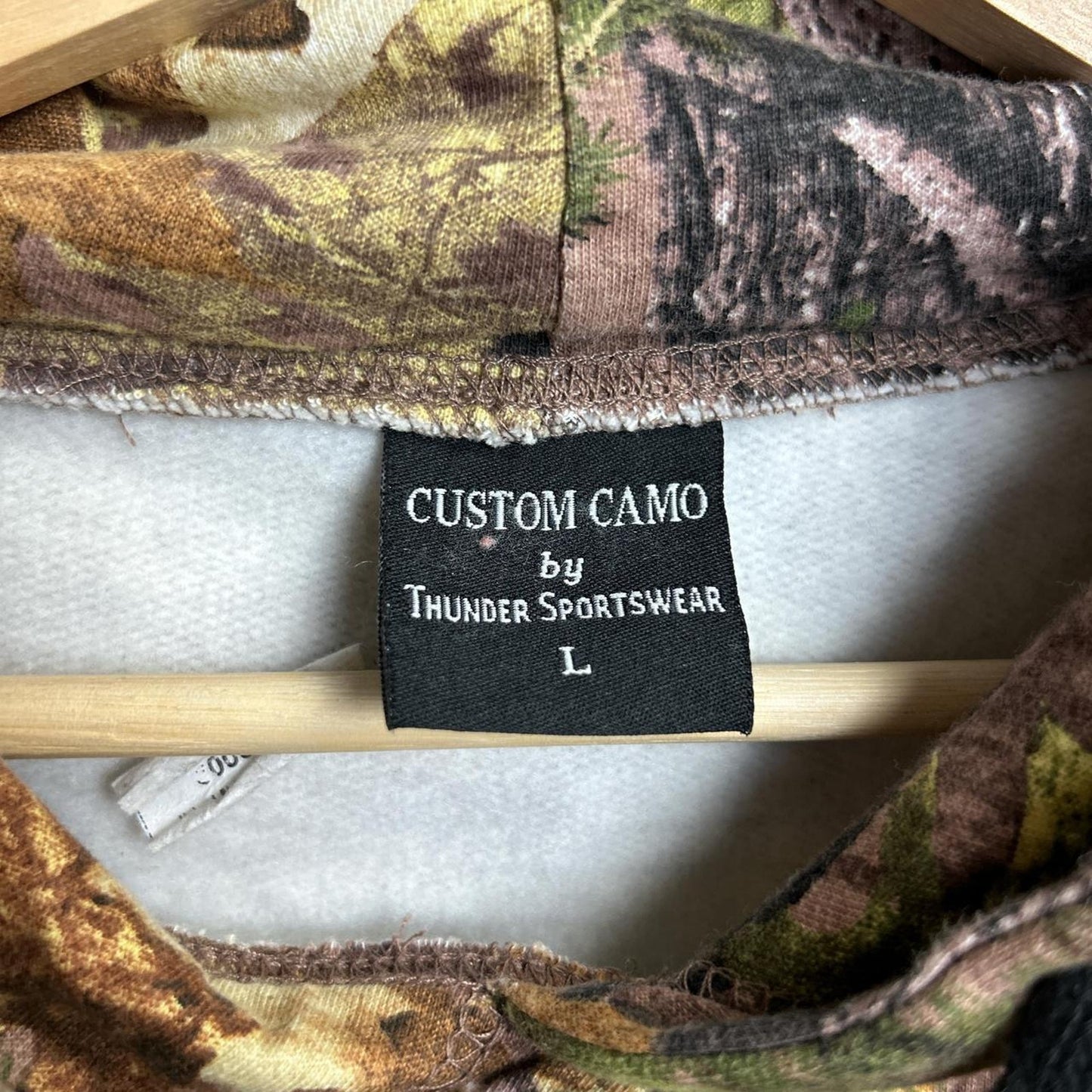 RealTree Camo Large Thunder Sportswear Copper Tinted Hoodie
