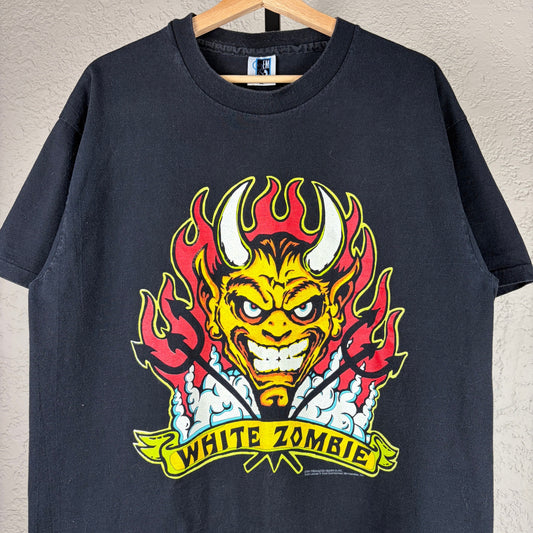 White Zombie Vintage Rob Zombie Say You Love Satan XL Band Tee