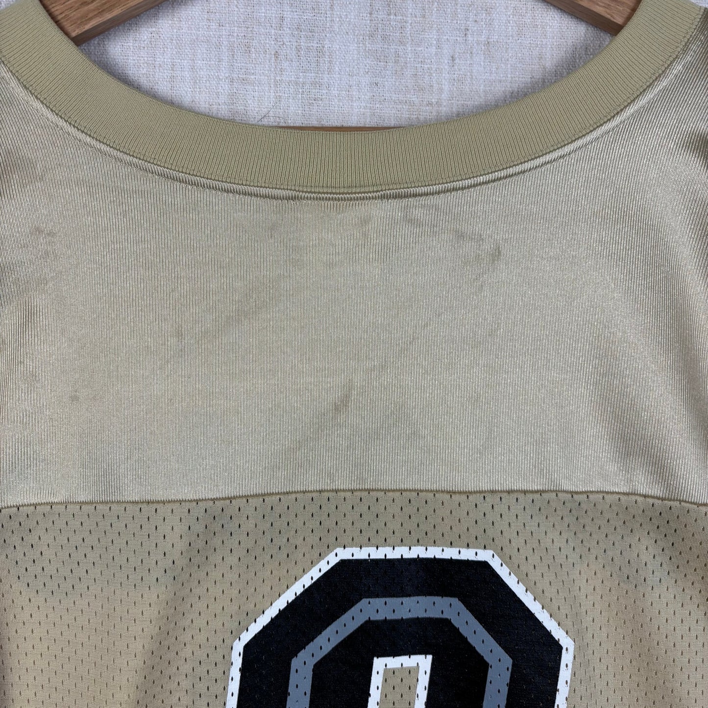 CU Boulder Colorado Buffaloes Nike Team XL Gold Mesh Football Jersey