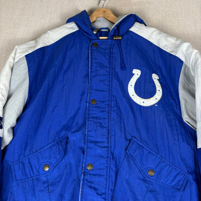 Vintage Indianapolis Colts Nutmeg Classic Puffer Jacket Large
