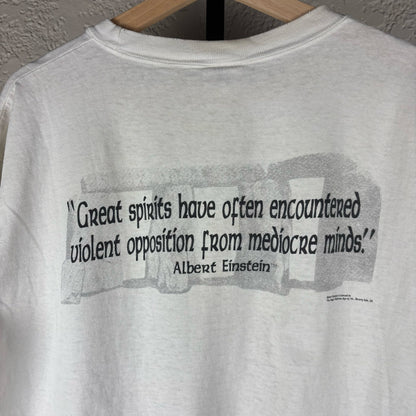 MC Escher Style Andazia Albert Einstein Stonehenge AOP XL Tee